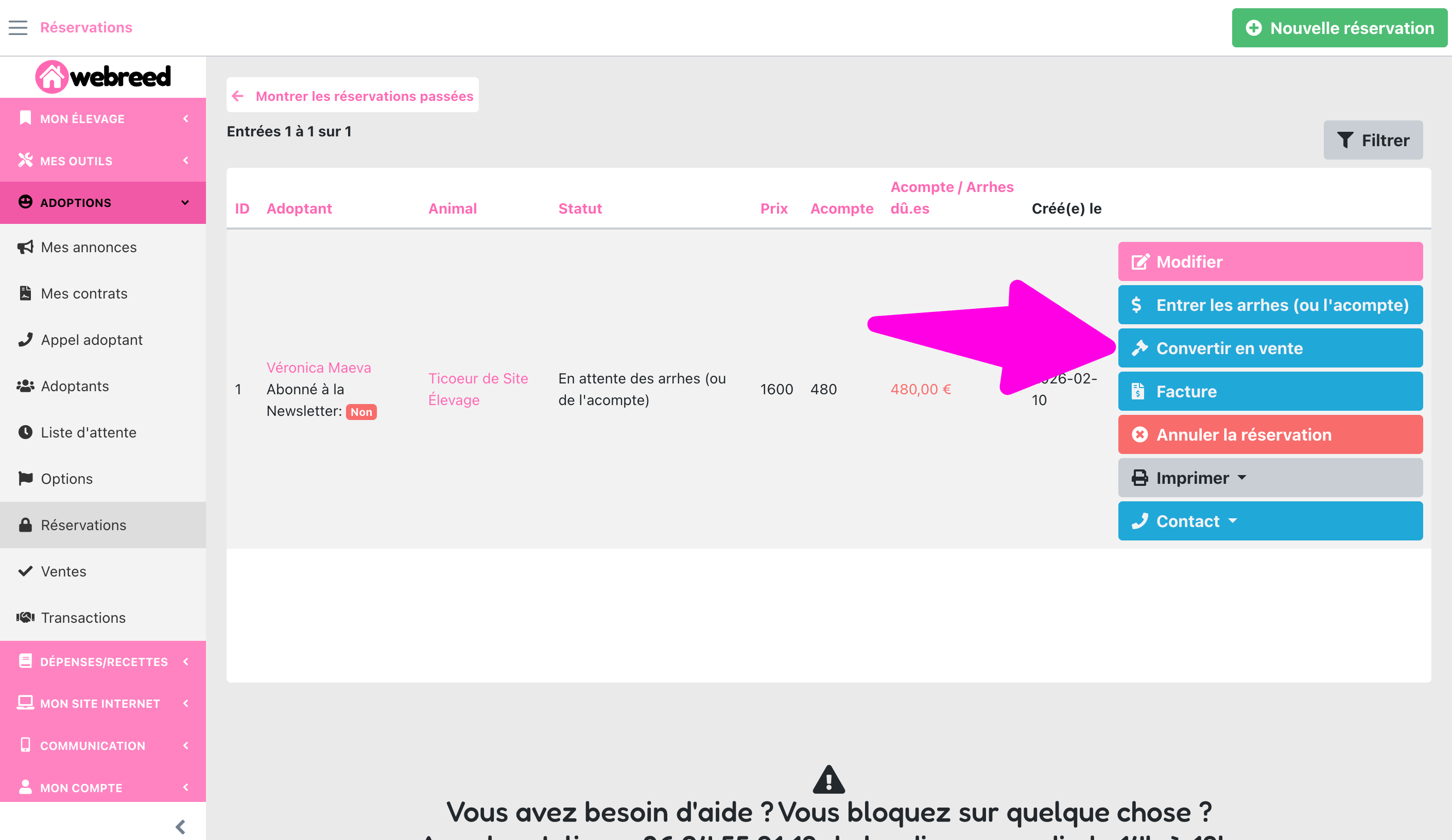 transformer resa en vente webreed