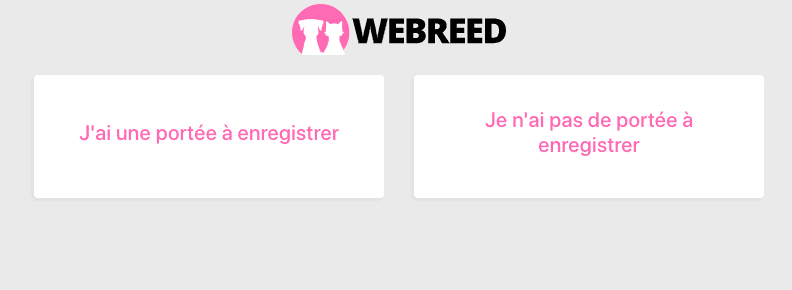 enregistrer portee webreed