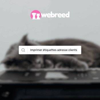 Imprimer des étiquettes adresse clients (pour envoi pédigrées)